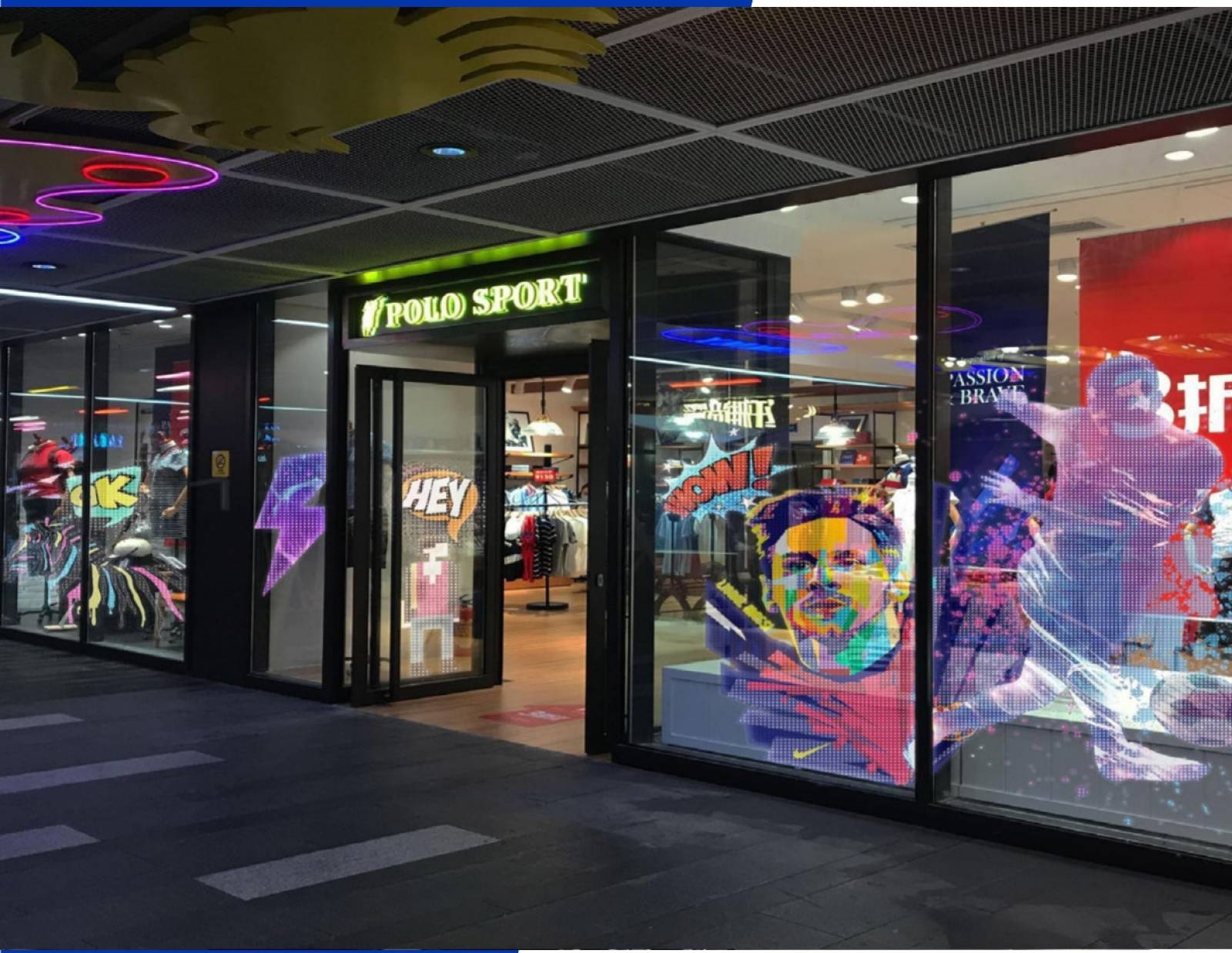 Ecran led transparent adhésif