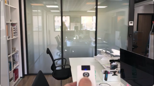 Rendre opaque à distance les cloisons vitrées des bureaux des entreprises basées aux Milles, près d'Aix en Provence