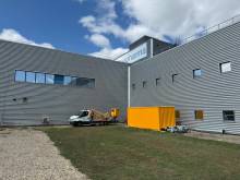 Dépose et pose 250m² de films protection solaire avec une nacelle dans le 38