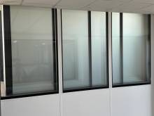 Installation de films à opacité variable pour des bureaux dans la Drôme