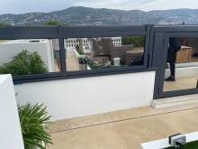 Intervention de Solis Concept à Saint Jean Cap Ferrat pour protéger de la chaleur la verrière du toit d'un hôtel particulier